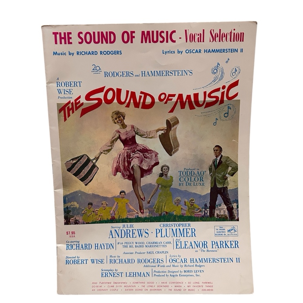 Sound Of Music 1959 Rodgers Hammerstein Vocal Selection Song Book Sheet Music